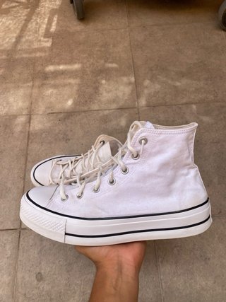 Converse All Star Lift Plataforma Blancas