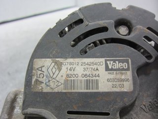 ALTERNADOR RENAULT CLIO II FASE II (B/CB0) 8200064344 1626150
