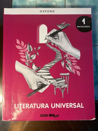 Literatura Universal 1º Bachillerato. Libro del...