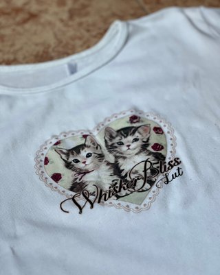 Grafica adorabile di gattini su T-shirt per bambini - Taglia S