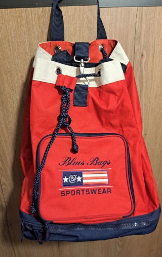 Zaino Borsa grande  Rossa Blu Nuova