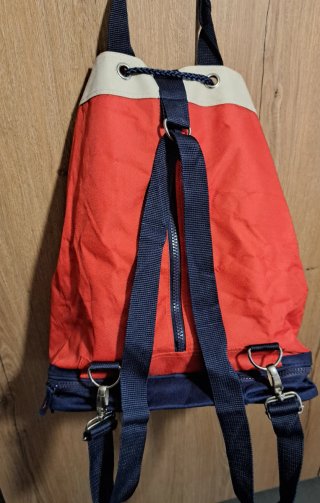 Zaino Borsa grande  Rossa Blu Nuova