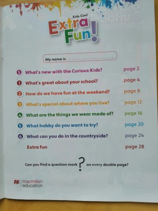 Libro Extra Fun! 4 - Kids Can (Macmillan) NUEVO