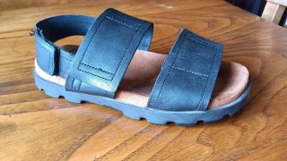 Sandalias Camper Piel Hombre Negras