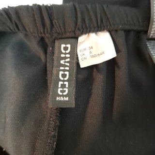 Pantalón H&M Divided Negro Fluido