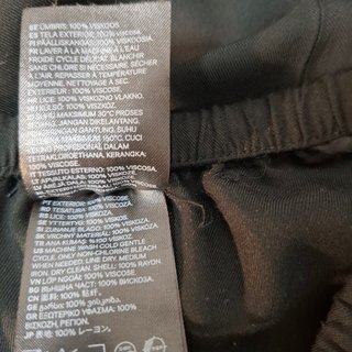 Pantalón H&M Divided Negro Fluido