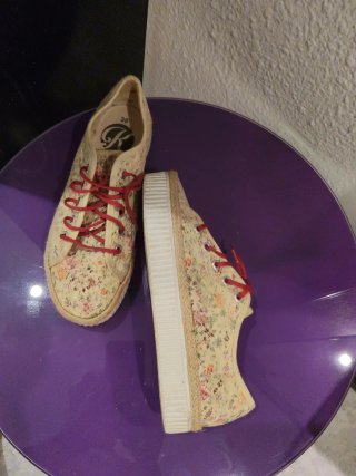 Zapatillas Talla 38 Flores
