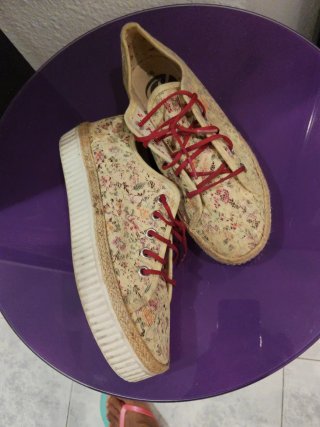 Zapatillas Talla 38 Flores