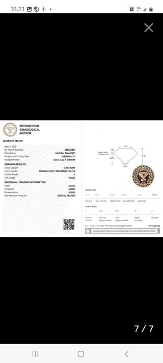 Diamante Marrón 0.48Ct