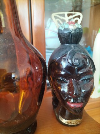 6 botellas decorativas