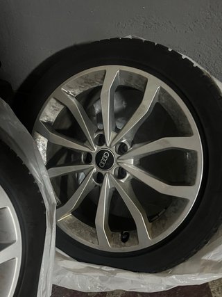 Llantas Audi S line 18” + neum. invierno
