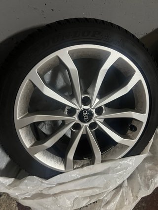 Llantas Audi S line 18” + neum. invierno