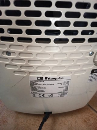 Deshumidificador Orbegozo Blanco