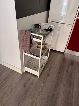 Carrito auxiliar IKEA blanco