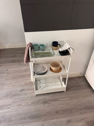 Carrito auxiliar IKEA blanco