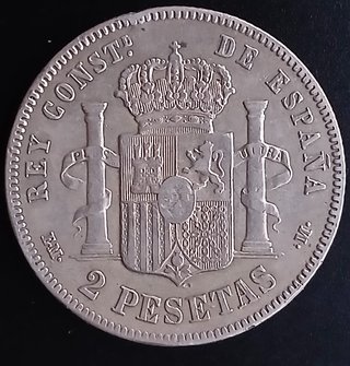 Dos Pesetas 1879 (18-79) EMM ¡Plata MBC+! (AlfXII)