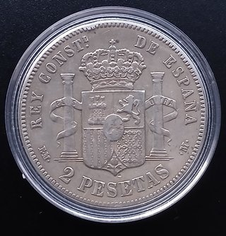 Dos Pesetas 1879 (18-79) EMM ¡Plata MBC+! (AlfXII)