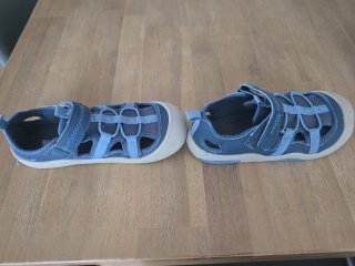 Sandalias Blanditos Barefoot Niña Azul T.34