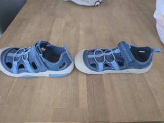 Sandalias Blanditos Barefoot Niña Azul T.34