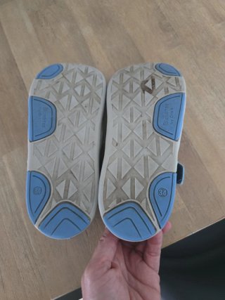 Sandalias Blanditos Barefoot Niña Azul T.34