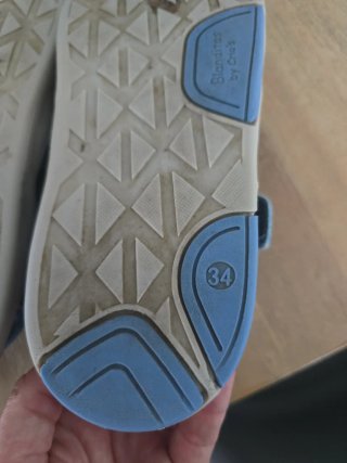 Sandalias Blanditos Barefoot Niña Azul T.34