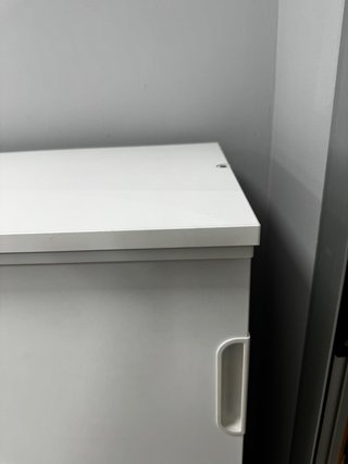 Mueble archivador madera gris