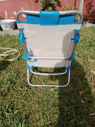 Sillón playa reclinable con cojín