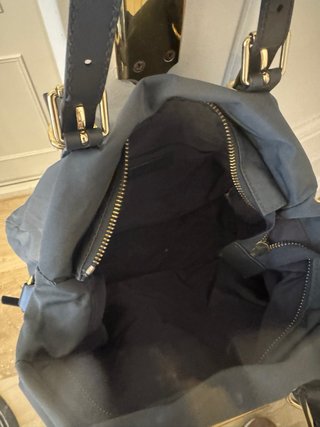 Bolso Bimba y Lola Gris y Dorado