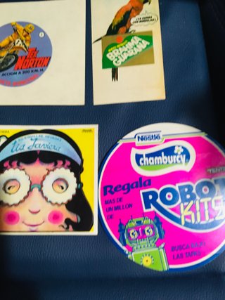 Lote Pegatinas Variadas: Zape, Norton, Nestlé