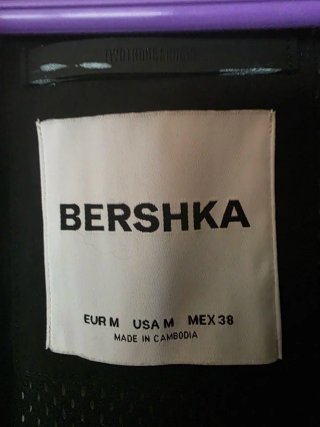 Chaqueta polar Bershka beige Talla M