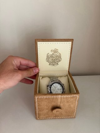 Reloj Lotus Cronógrafo Plata y Blanco