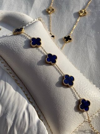Braccialetti Quadrifoglio in Acciaio Inossidabile