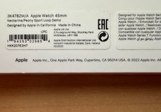 Apple Watch 45mm. Nectarine/Peony Sport Loop