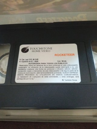 The Rocketeer VHS Película Acción Aventura Fantasí