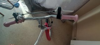Bicicleta infantil rosa para niña