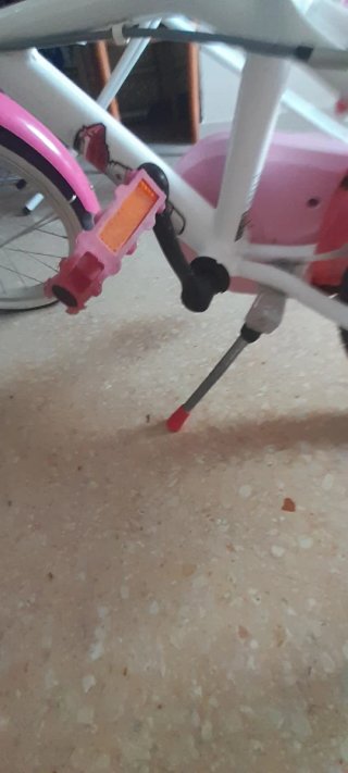 Bicicleta infantil rosa para niña
