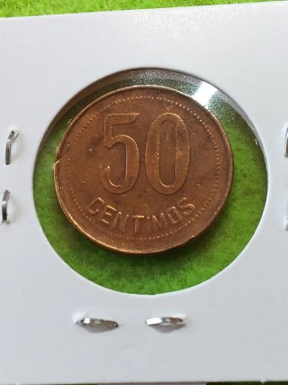 Moneda 50 cts República Española 1937