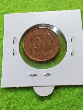 Moneda 50 cts República Española 1937
