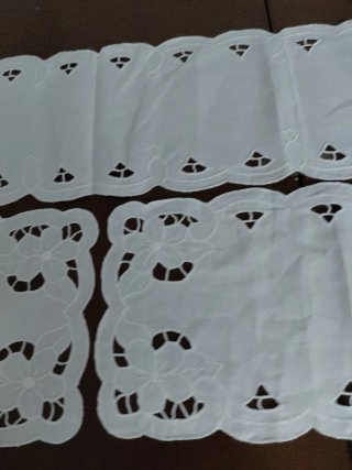 Tris lino a mano cm100x25 e 2 cm40x26