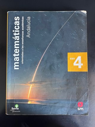 Libro matemáticas académicas 4 ESO