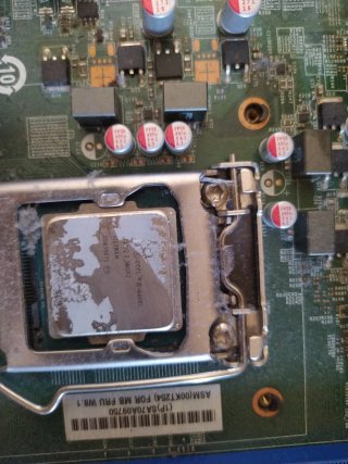 Placa base y procesador PC