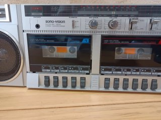 Radio Casete Doble Pletina SONO-VISION
