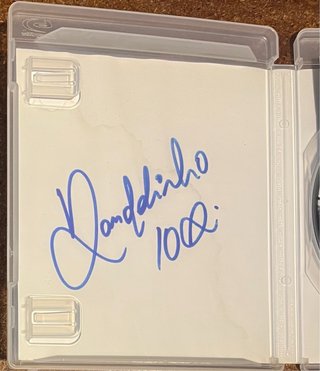 PES 2012 PS3 Autografiado por Ronaldinho