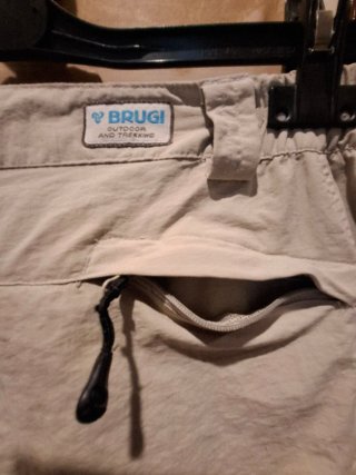 Pantaloni cargo tecnici convertibili Brugi Tg 52