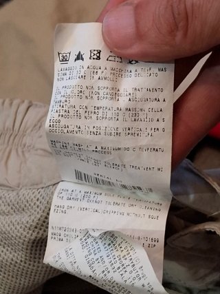 Pantaloni cargo tecnici convertibili Brugi Tg 52