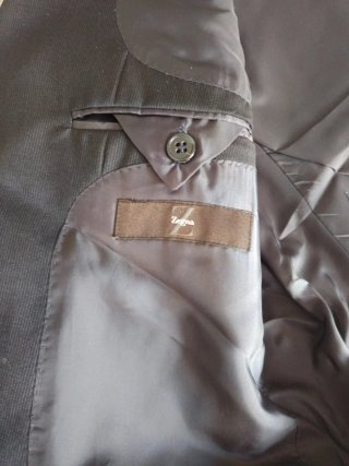 Traje Zegna Azul Marino Hombre talla M.