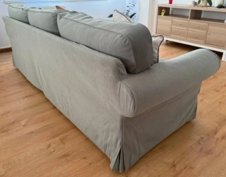 Sofá EKTORP IKEA 3 plazas con chaiselongue