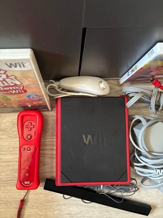 Pack Mini Wii Completa + 2 Juegos