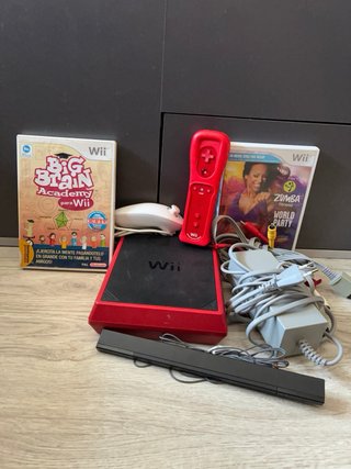 Pack Mini Wii Completa + 2 Juegos