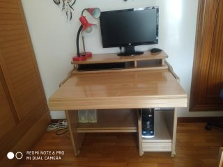 Mesa de madera plegable